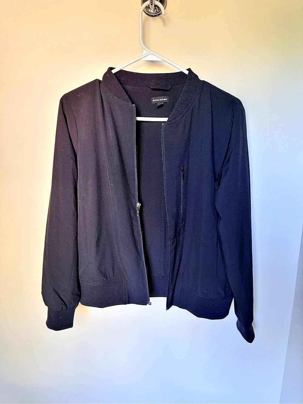 Banana Republic Ladies' Bomber Jacket Women'Small Black Size Small